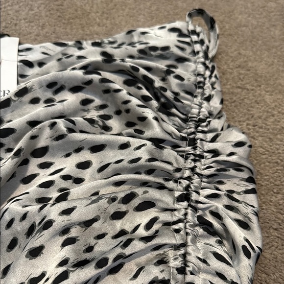 Cider Black and Silver Animal Print Skirt - Picture 4 of 6